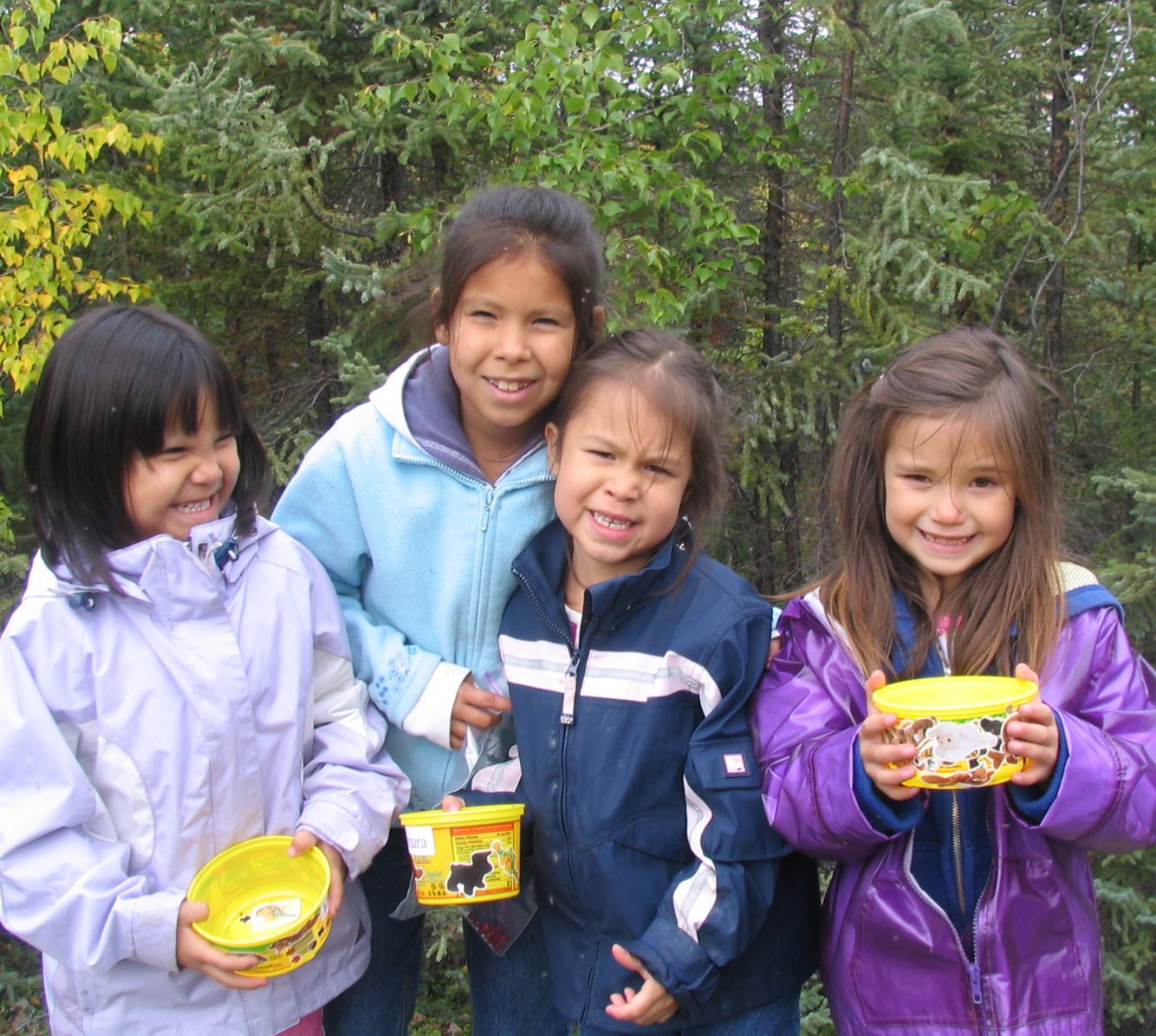 On the land learning provides First Nations children with opportunities to connect with their language and culture.