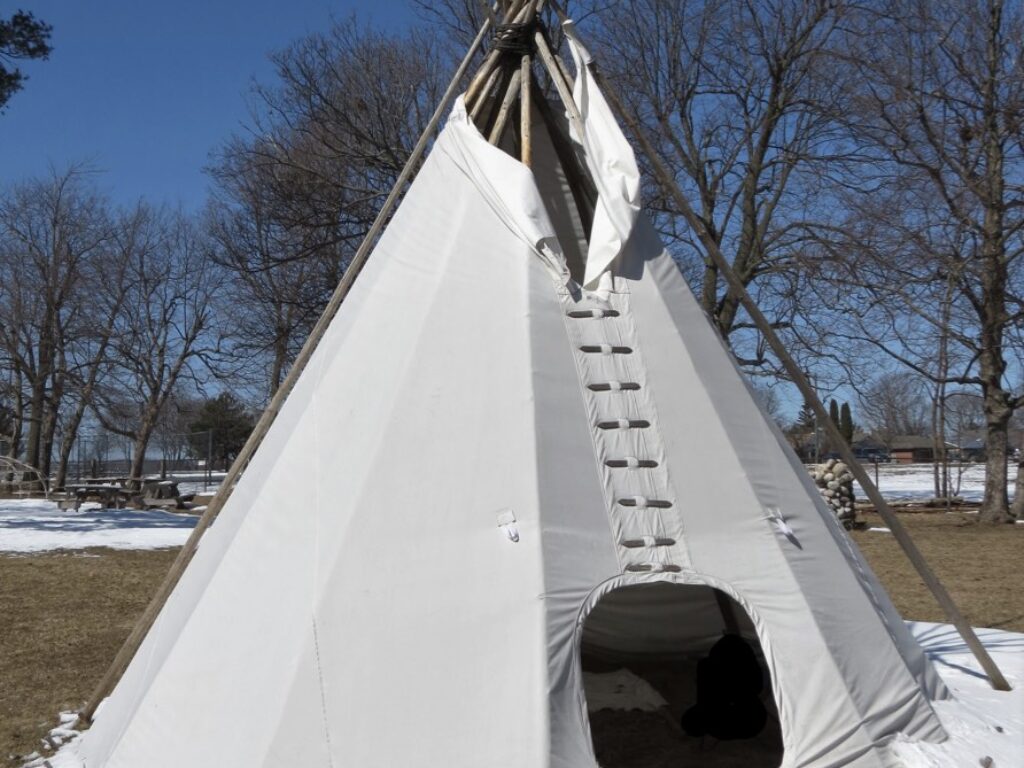 Modern Tee Pee Shelter, Correctional Services Canada Headquarters, Kingston, Ontario.