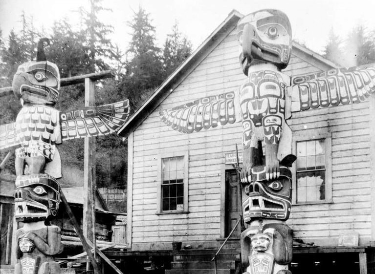 Totem Poles at Alert Bay.