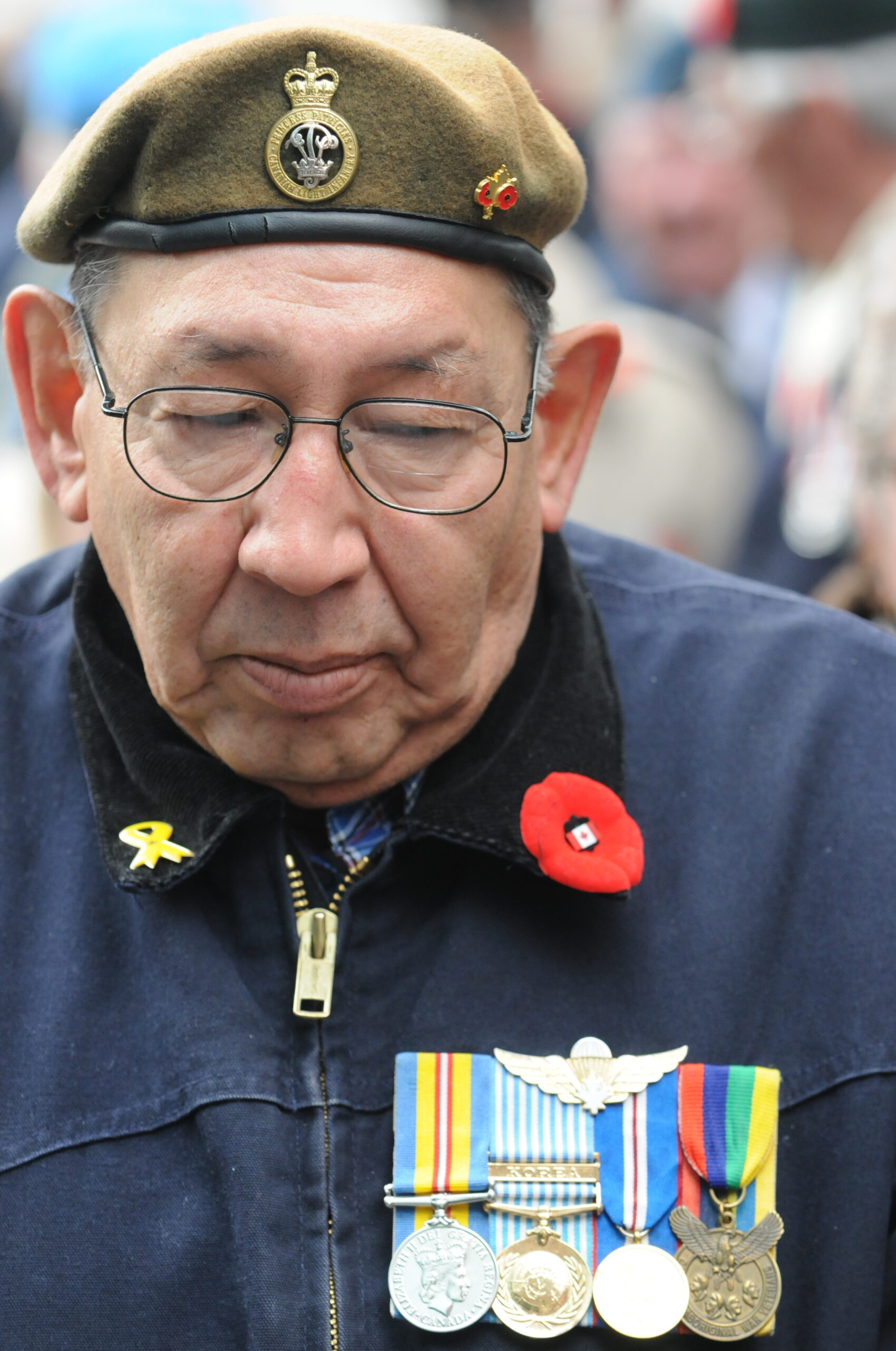Thousands of First Nations fought in World War 1 & 2, however, when they returned home they were enfranchised and lost their Indian Status often because they were away from the reserve for too long. When they went to Veteran Affairs they were told that they did not qualify for services because they were Indian.